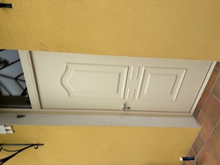 Nouvelle porte entree finie
